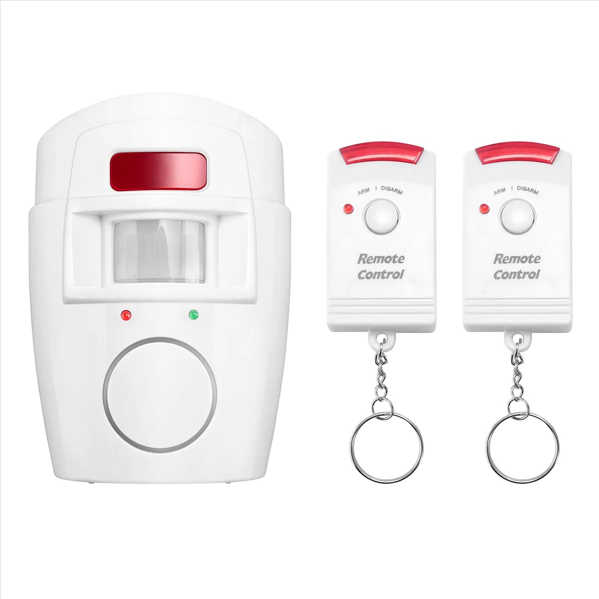 Allarme sensore di movimento a infrarossi-allarme antifurto con 2 telecomandi, adatto per casa/garage/negozi