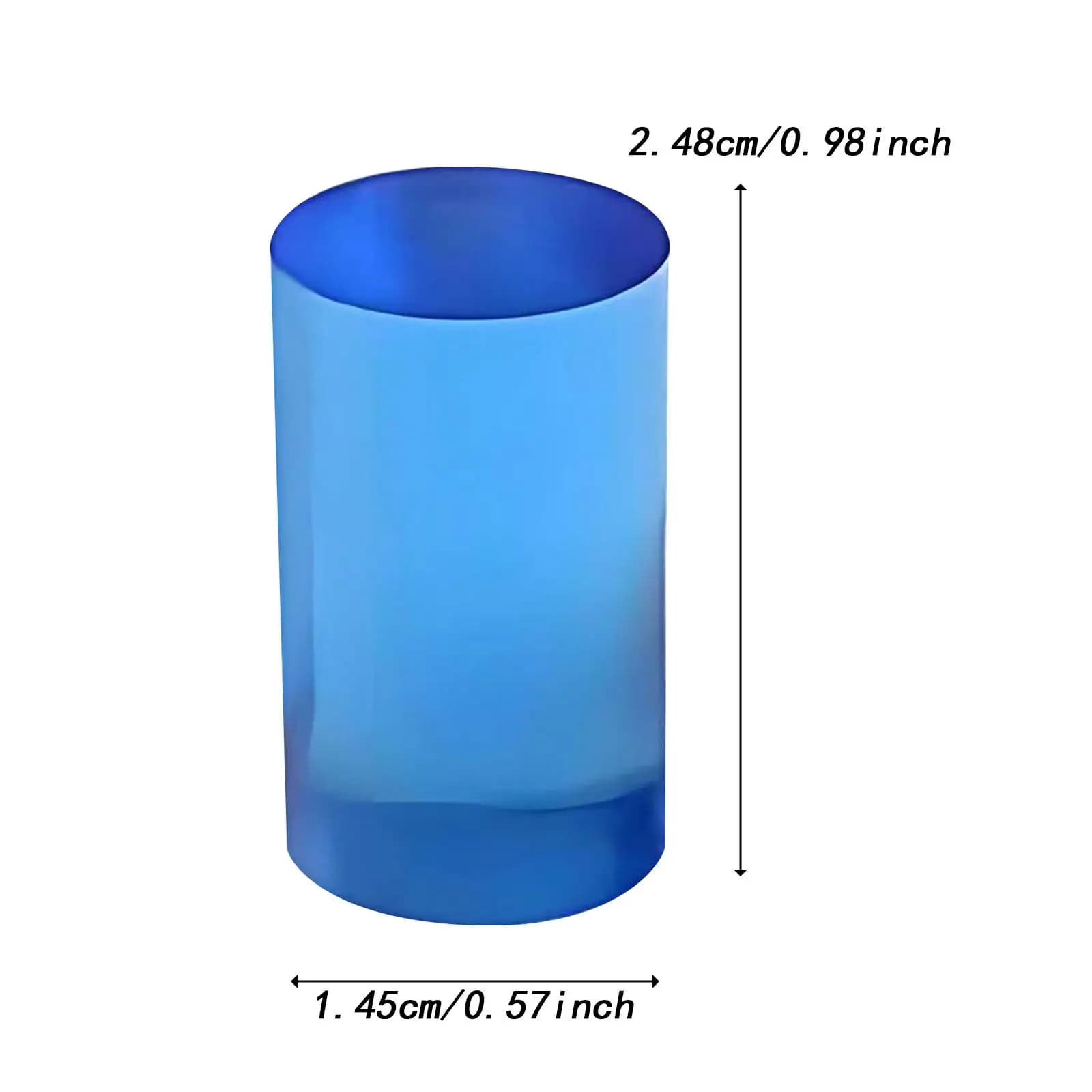 Billiard Cue Tip Ferrule Acrylic Repair Part Compact Portable Unfinished Tube for Pool Stick Care