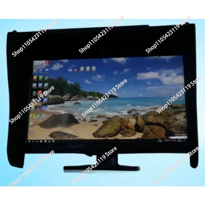 Paraluce antiriflesso per monitor PC desktop da 27 pollici, riduce i riflessi e le imperfezioni del display