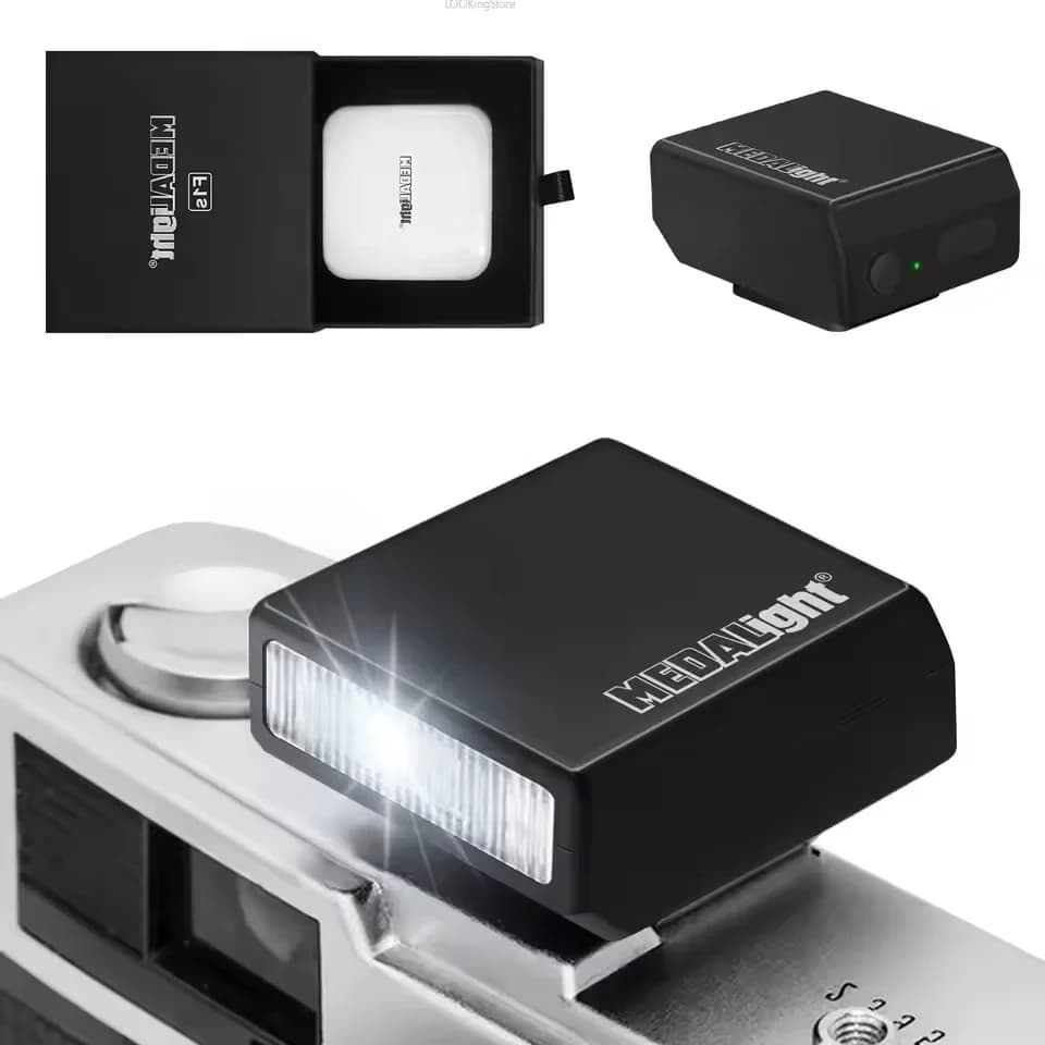 MEDALight F1S Mini Universal Flash for Camera Speedlite for Sony / Nikon / Canon / Fuji Flash cameras for Ricoh GR3X Sony ZV1