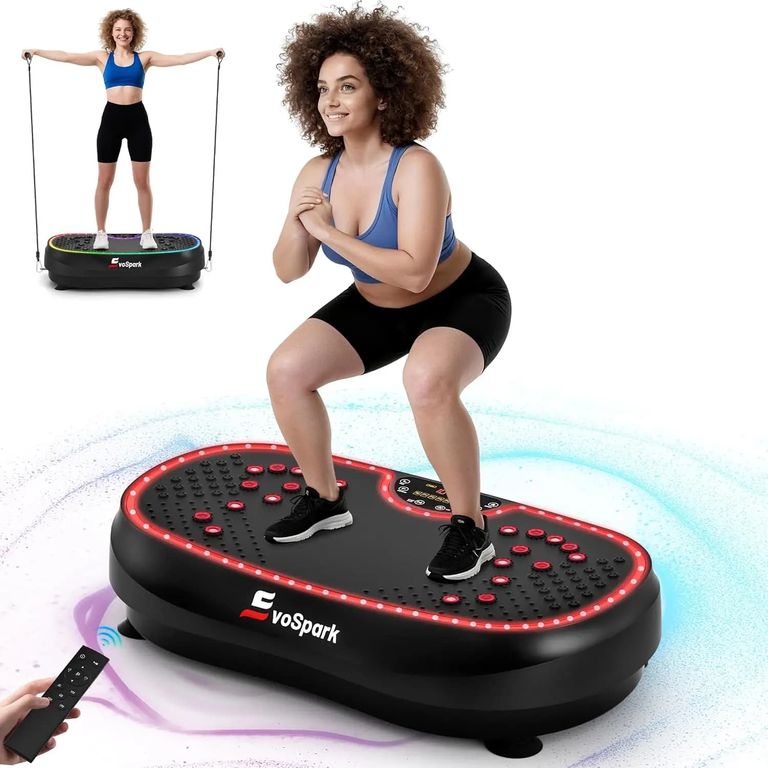 2026 Dual Motor Vibration Plate for Weight Loss, 3D & 4D Whole Body Workout, 199 Speeds, Home Fitness Equipment