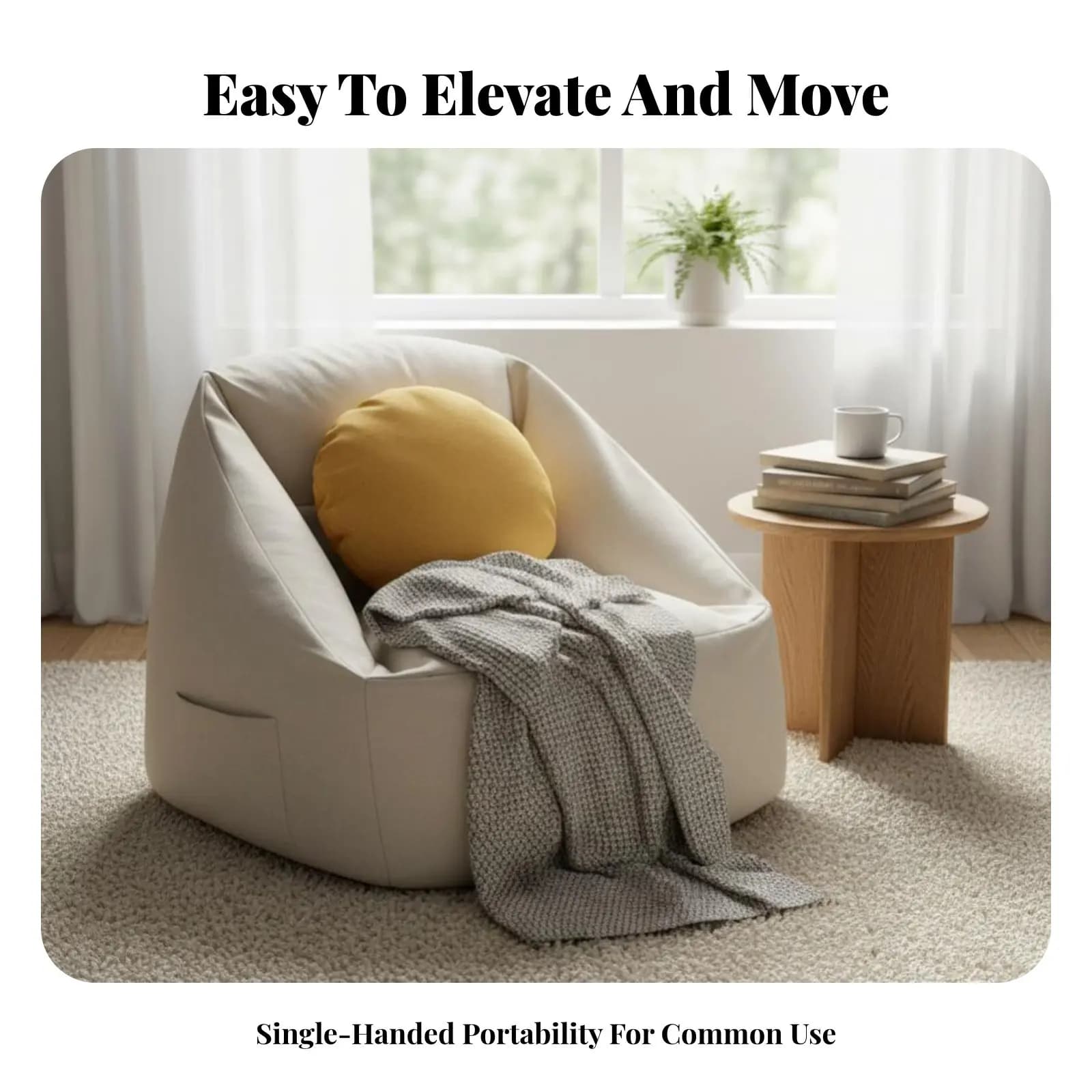Lettino per Cani Oversize Mofromsign e Ergonomicsign, Sedia Lounge Minimalista ed Ergonomica Oversize