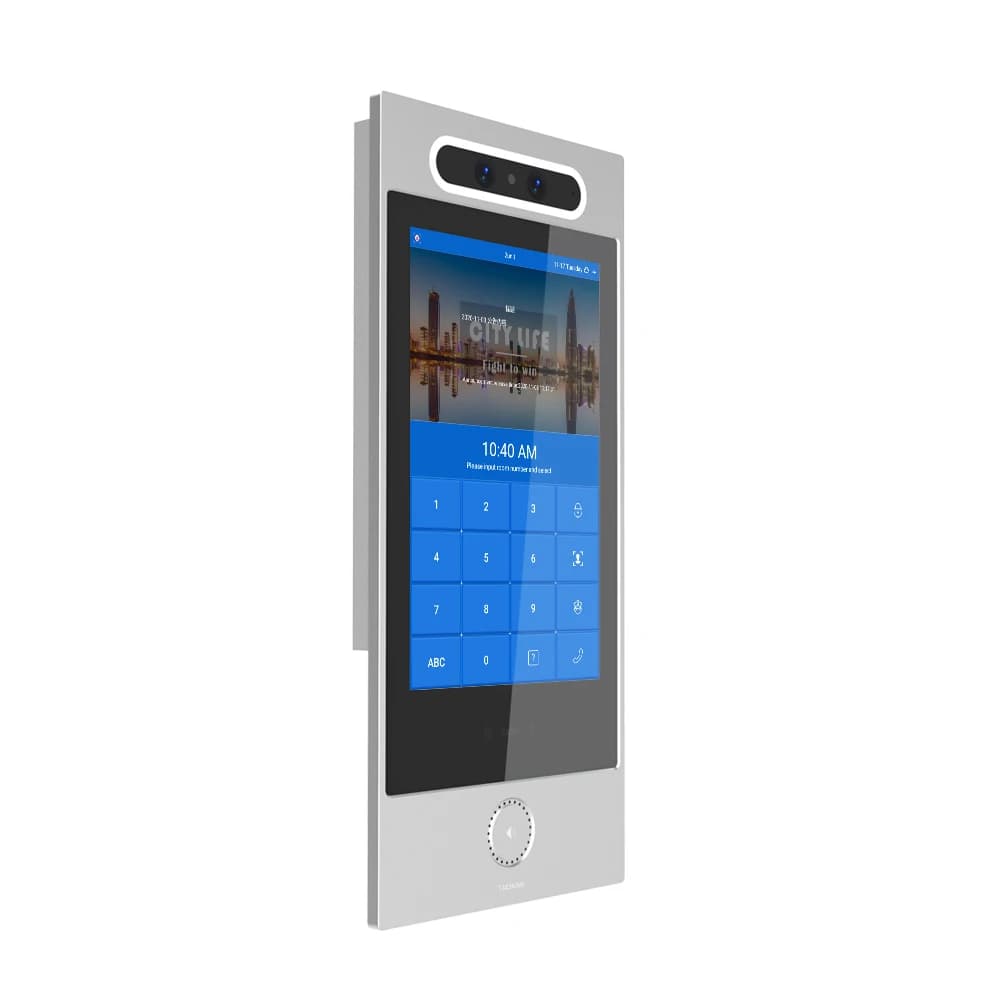 10" Android OS Video Intercom System TCP/IP Video Door Phone Outdoor Station 2MP HD Camera RFID Unlock for Apartment Security