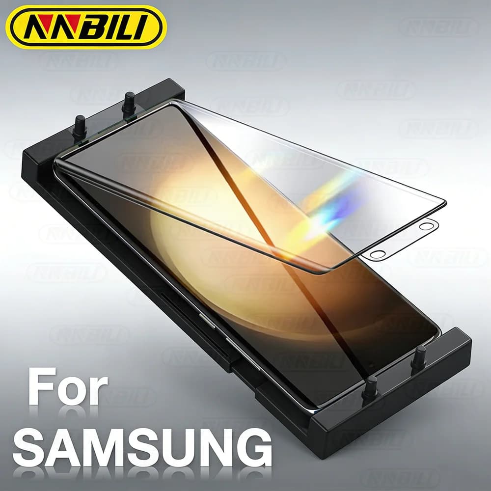 NNBILI 3 pieces of ceramic hydrogel film for Samsung Galaxy S26 Ultra S25 S24 S23 S22 S20 S10 S9 S8+ Screen protection + Installation kit