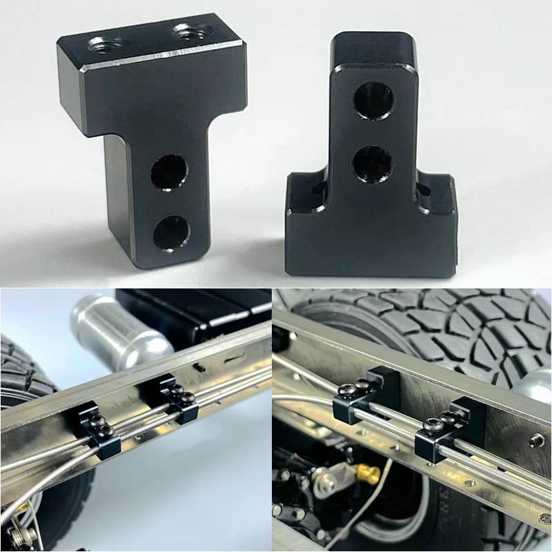 RC Truck Metal Lock Difference Conductor Aluminum Column for 1/14 Tamiya SCANIA 770S VOLVO FH16 MAN ACTROS Car Accessories