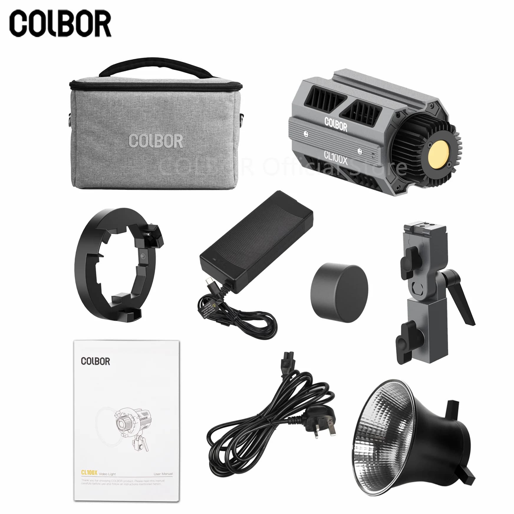 COLBOR CL100X COB Led Light Video Lamp Photo Photography lighting for Youtube Streaming digital camera CL100X,CL100XM 2700K-6500