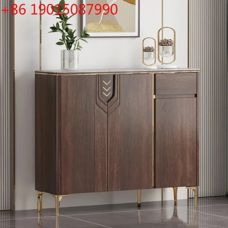 Organizer Space Saving Shoe Cabinet Storage Living Room Mobile Shoe Shelf Big Size Slippers Vertical Zapatero Hotel Furniture