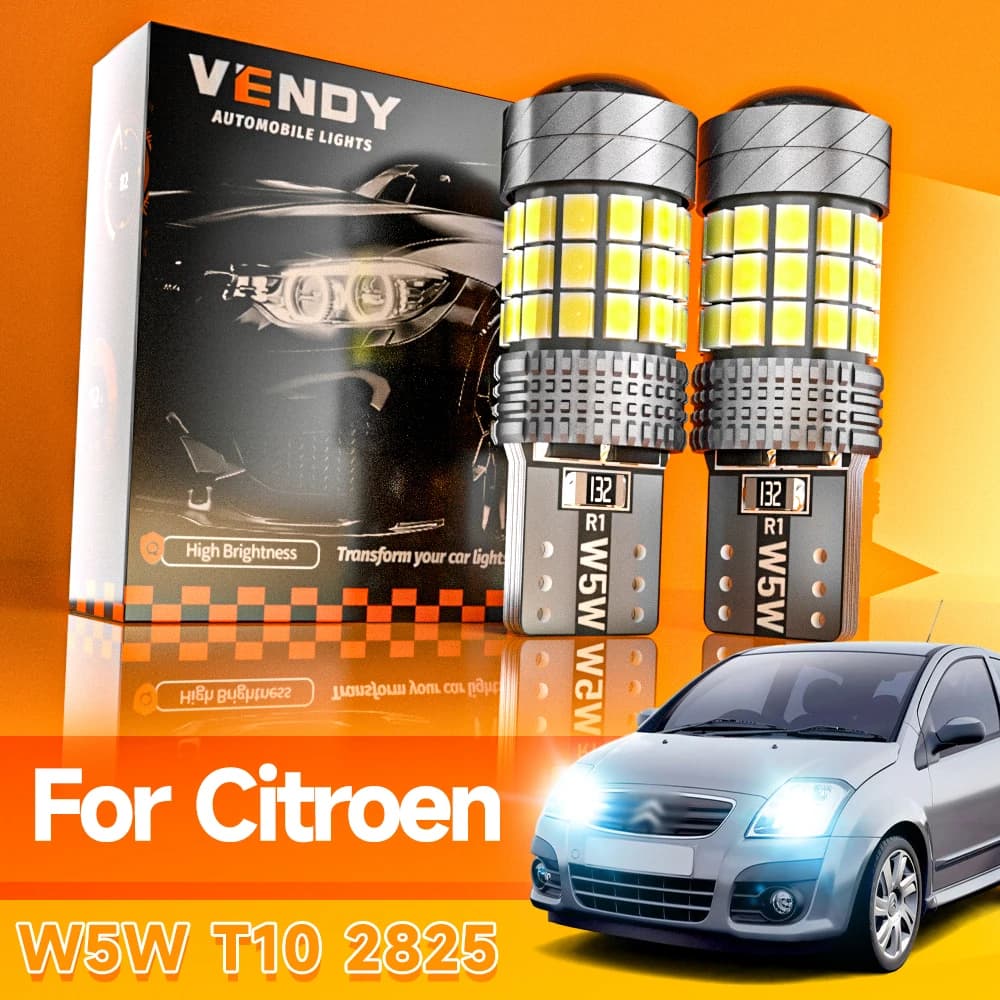 2 pezzi LED luce di ingombro lampada di parcheggio lampadina W5W T10 Canbus per Citroen Berlingo C1 C2 C3 Picasso C5 C6 C8 C4 Coupe Aircross DS3