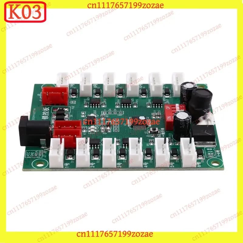 K03 M09K Smart Locker 12-Way Control Board RS485 Communication Interface For Electromagnetic Lock Access Control System Parts
