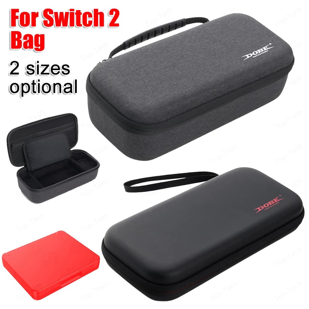 Custodia da trasporto per console di gioco NS2 Borsa portaoggetti portatile in EVA con custodia protettiva per cartuccia di gioco a 8 bit per Switch 2