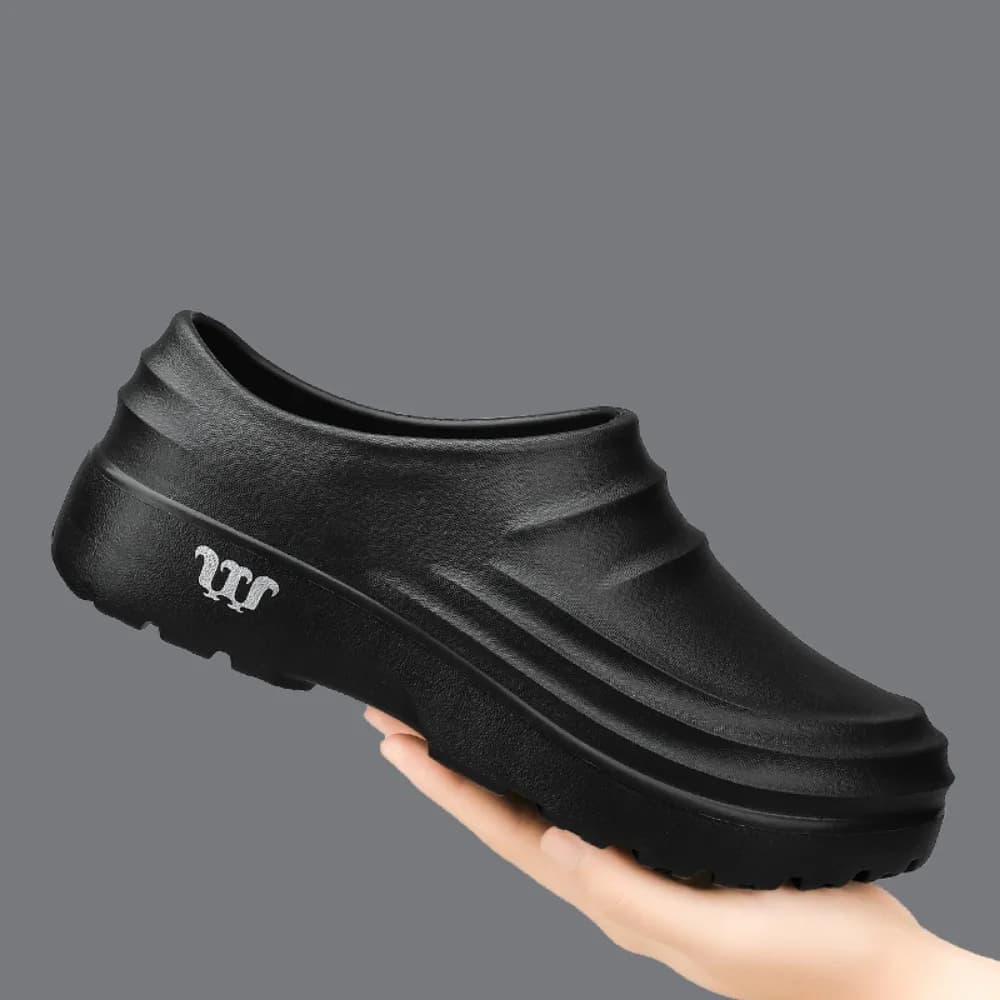 Nuove scarpe da chef antiscivolo da uomo, sandali da lavoro impermeabili alla moda, zoccoli da giardino per la spiaggia, taglie 36-48