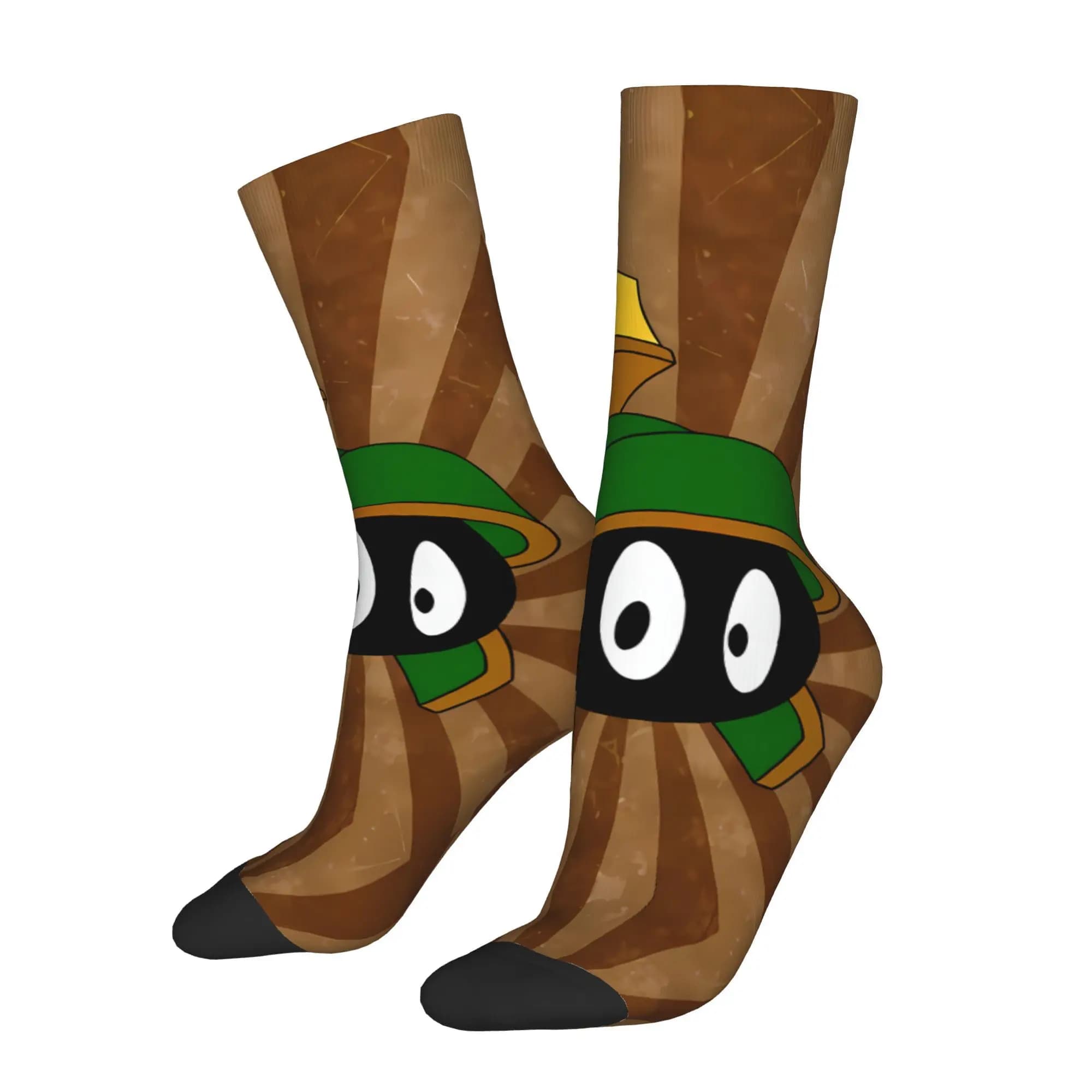 Cartoon Marvin the Martian Men's Socks Man Woman Printed winter shoes