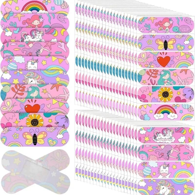 50 pz/set Cartoon Kawaii Ragazze Cavalli Stampe Cerotto Pelle Medicazione Nastro Patch Strisce Bende Adesive Cerotti Woundplast