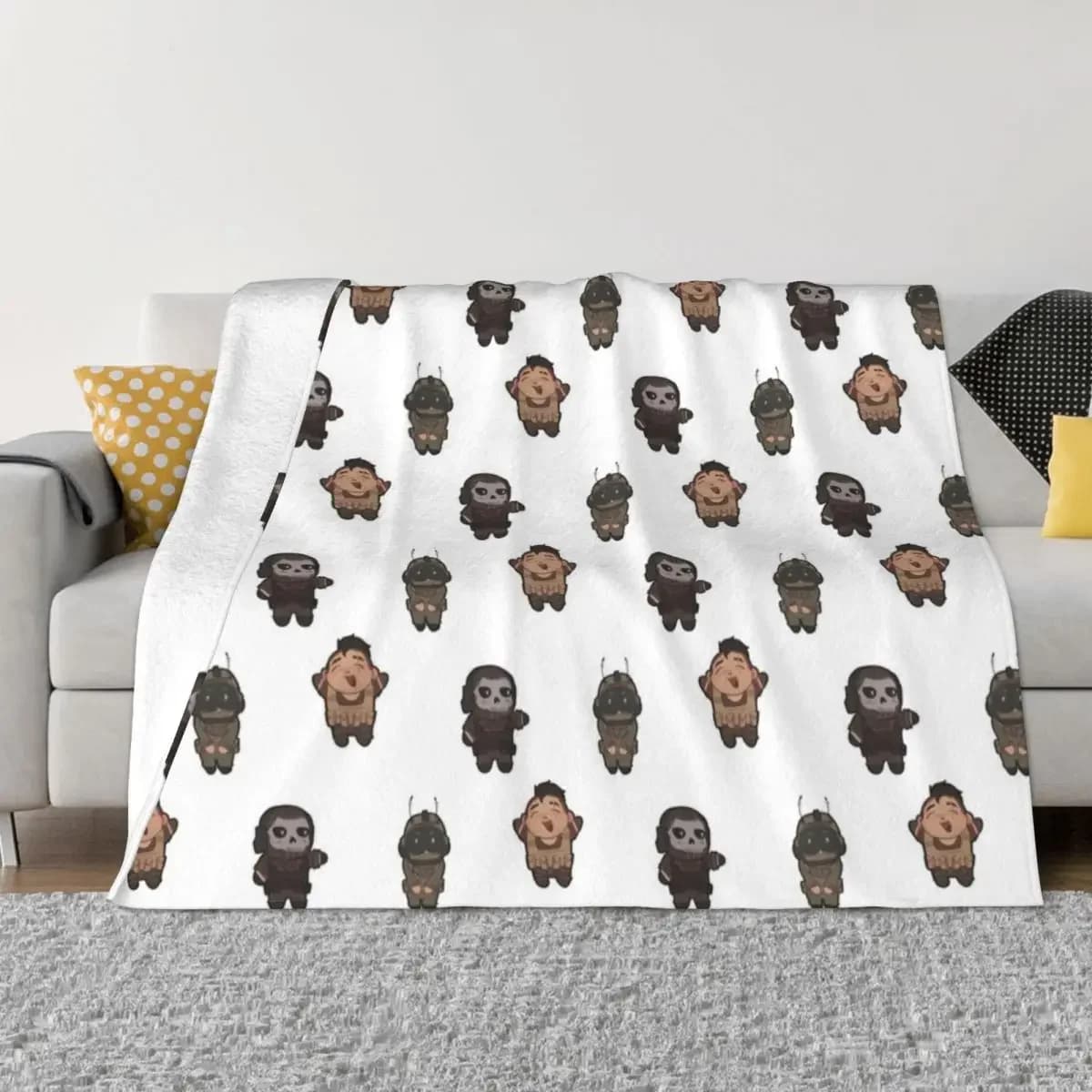 Ghost roach and soap cute designs coperta da tiro cod coperta morbida coperte Decorative da letto