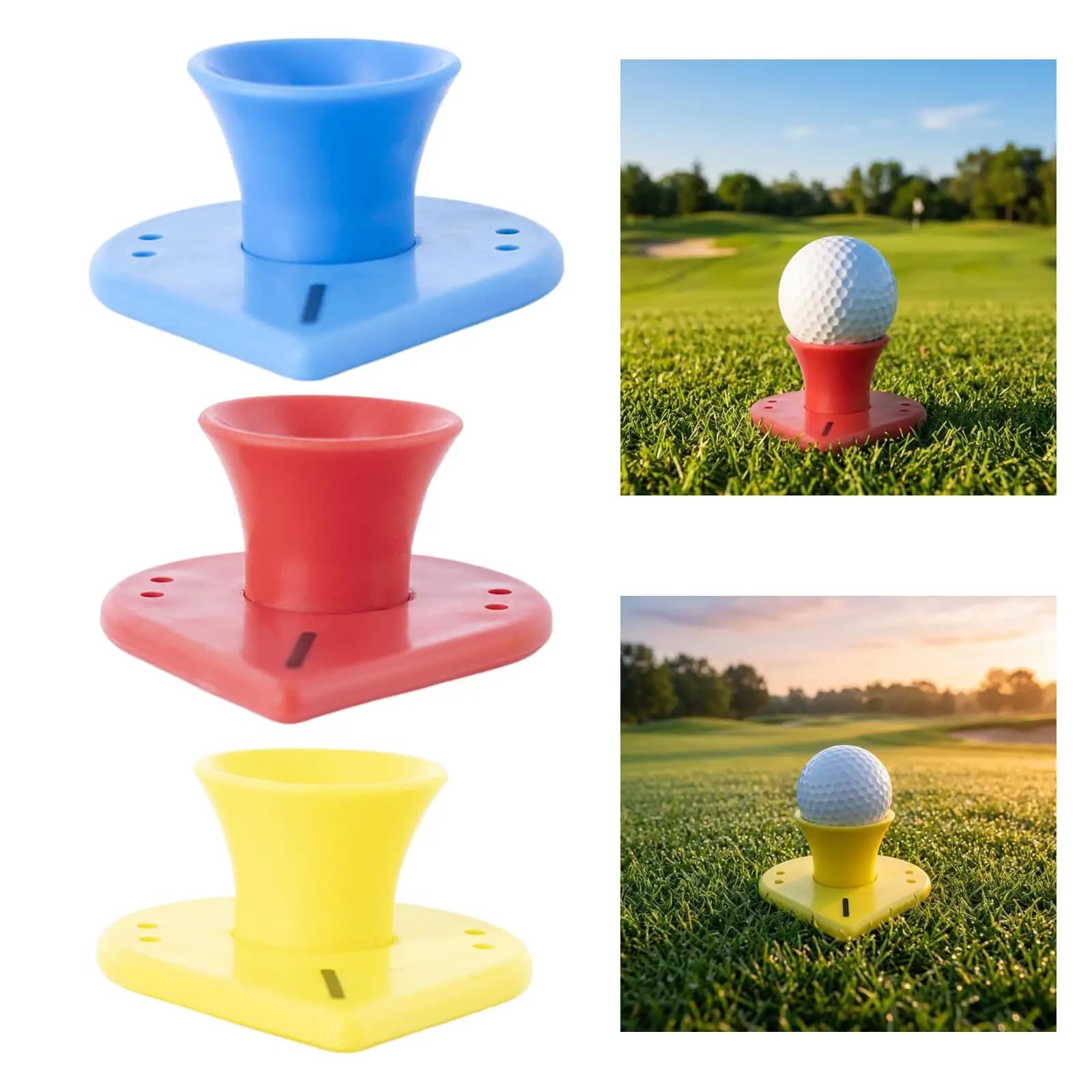 Golf Tee Accessories Reusable Professional Stability Sturdy for Training for Beginners Outdoor Practice Golfer Supplies Home
