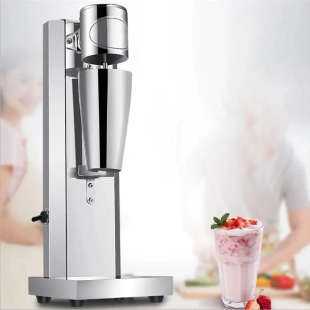 Commercial Milk Shake Machine Blender Milkshake Mixer Stainless Steel Milk Shaker Bubble Tea Stirring Machine Milk Bubble Mixer