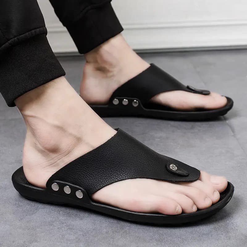 Nuove Ciabatte Uomo 2026, Infradito da Spiaggia Marroni, Sandali Comodi Antiscivolo per Bagno, Scarpe da Uomo