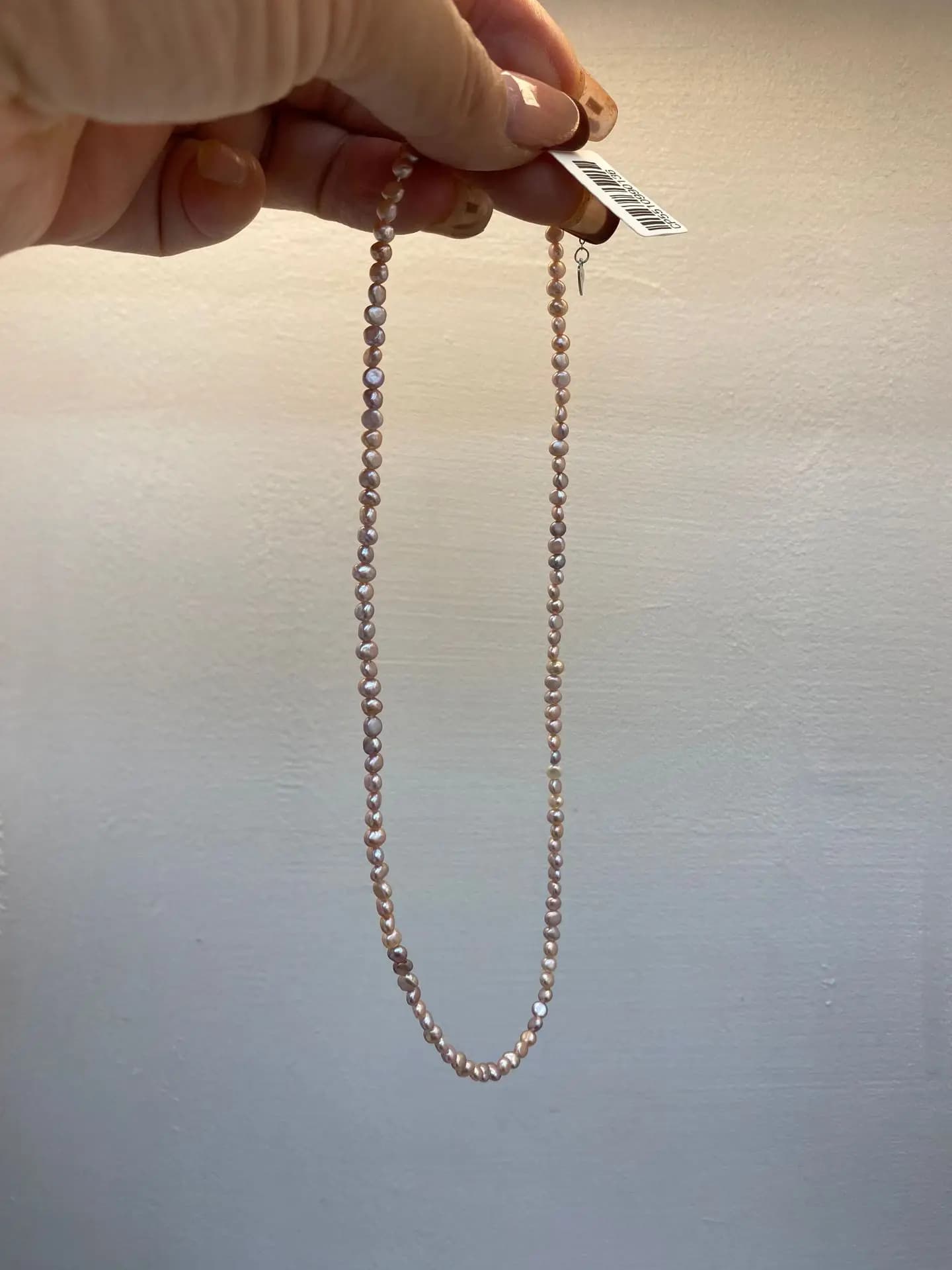 3-4mm Mini White Irregular Baroque Freshwater Pearl Choker Necklace Simple Collar Chain Elegant Women Wedding Fashion Jewelry
