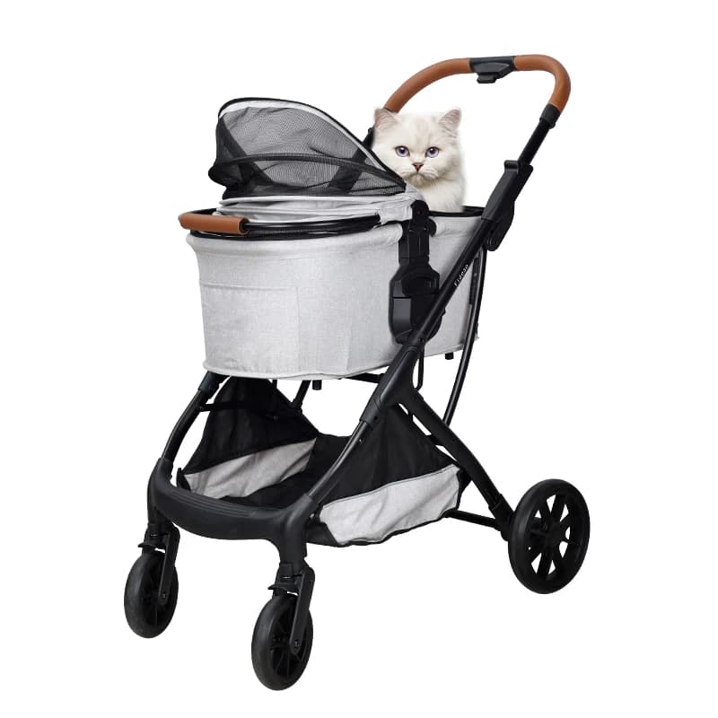 Popular Pet Stroller Carrier Detachable Pet Carrier Folding Transportation Pet Cart for Dogs