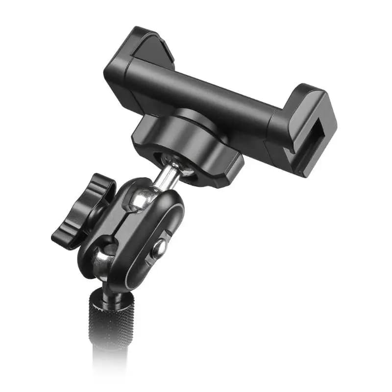 Flexible Arm Monopod Metal Tube Rod Stands Selfie Stick With Ball Head For Mobile Phone Smartphones Tripod Live Streaming