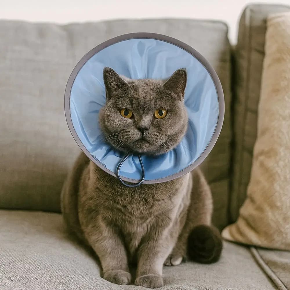 Anti-licking Pet Elizabethan Collar Anti Biting Waterproof Pet Grooming Collar Soft Adjustable Small Dog Headgear For Cats Dogs