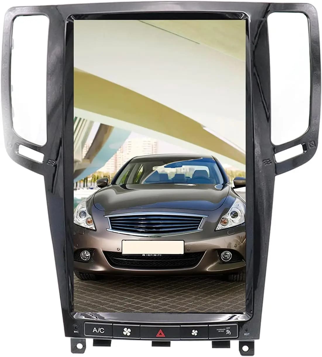 Android Vertical Stand-up Monitor Autoradio For Infiniti G37 G35 G25 G37S 2007 - 2013 GPS Navi Auto Stereo Multimedia Reader