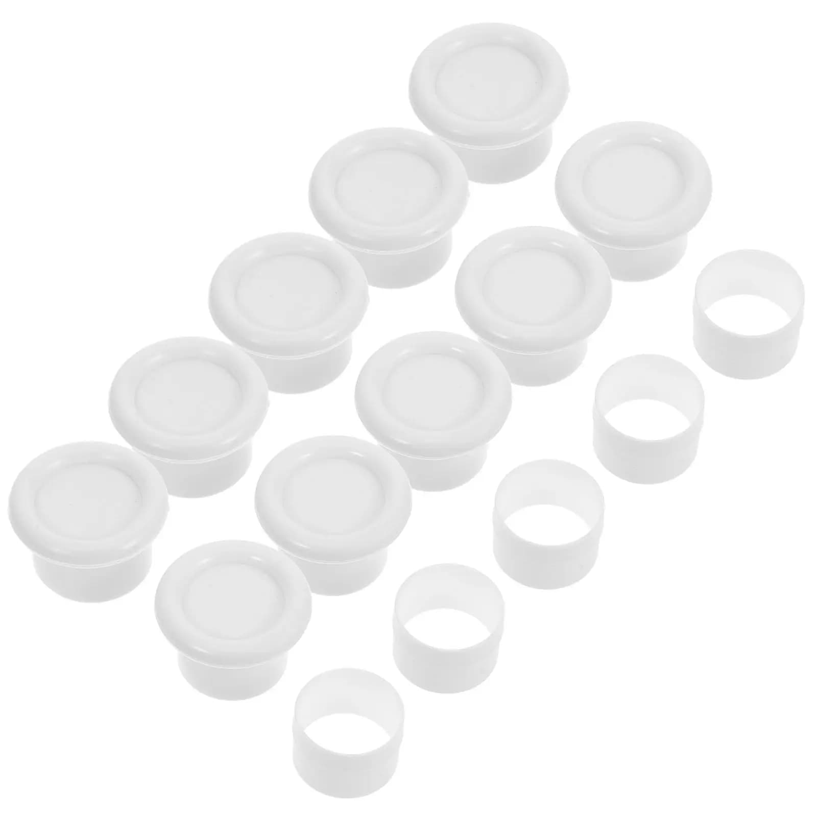 5 Set di Tappi Terminali per Aste da Tenda in Plastica Antiscivolo Decorativi, Tappi per Aste da Doccia, Accessori per Finestre e Tende