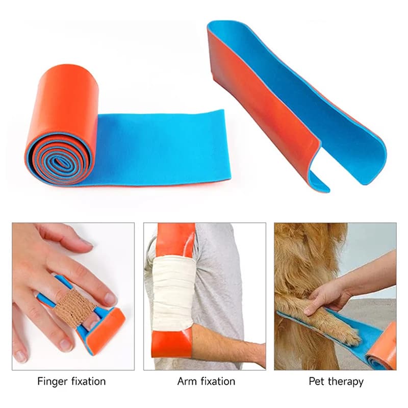Stecca di pronto soccorso per allenamento SAM Stecca per rotolo in polimero Accessori fissi per esterni Stecca per rotolo Kit di pronto soccorso
