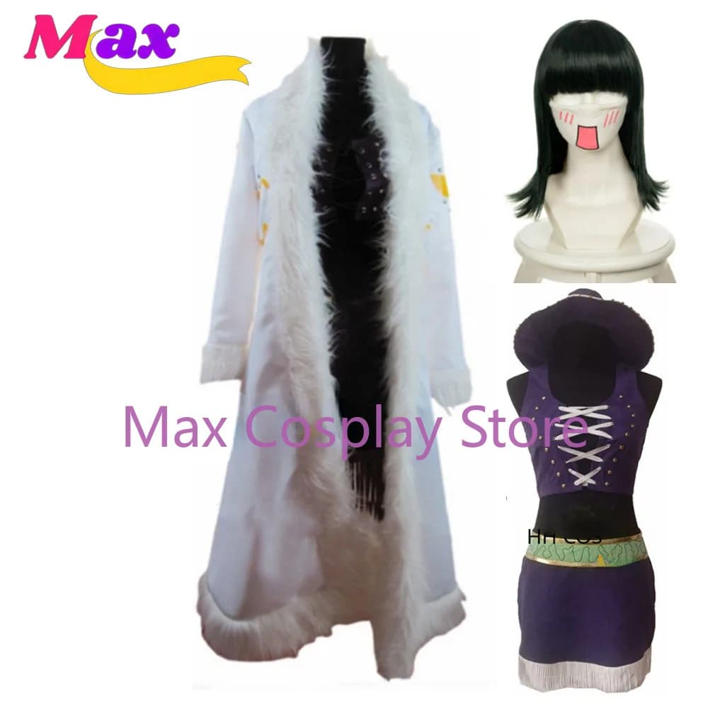 Max Anime Nico Robin Cosplay Costume Two years later Robin With Hat All Sizes Cosplay Dress Custom size