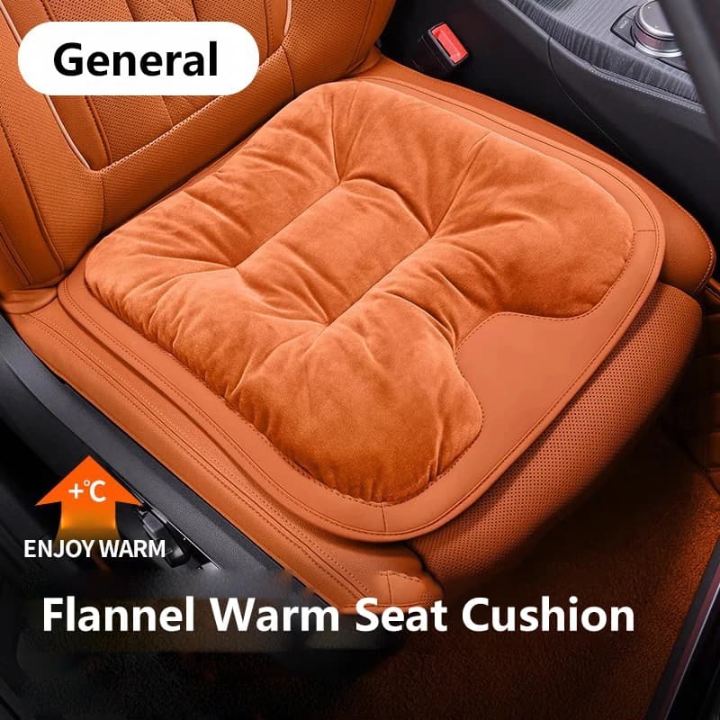 Winter Short Plush Car Seat Cushion Warm Premium Full Coverage Seat Cushion for Cars New Plush Full Car Seat Cushion