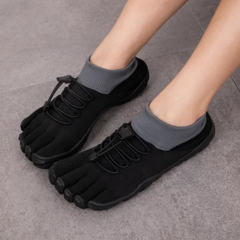 Barefoot Shoes with Five Fingers for Men and Women Anti Slip Yoga Exercise Fitness Training Running Shoes Fly Woven Socks, Shoes