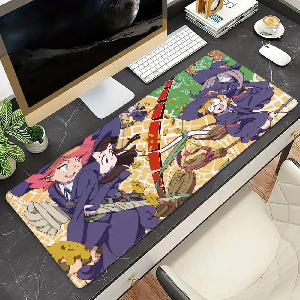 Little Witch Academia Mousepad Non-slip Suitable For Office Computers Laptops E-sports Game Desk Mats XXL Keyboard