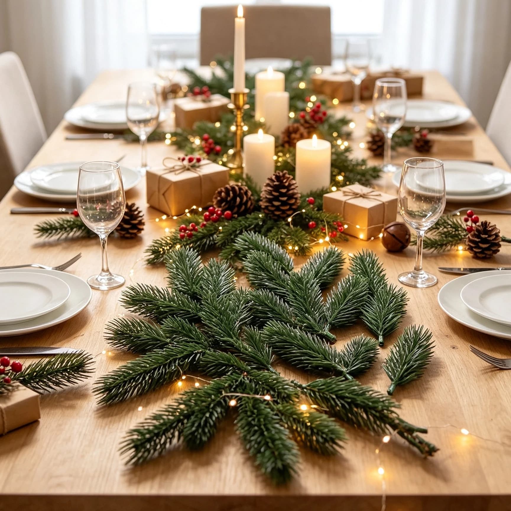 50/100pcs Artificial Plants Christmas Tree Home Room Table Halloween Decora Yard Wedding Bridal Accessories Clearance Diy Gifts