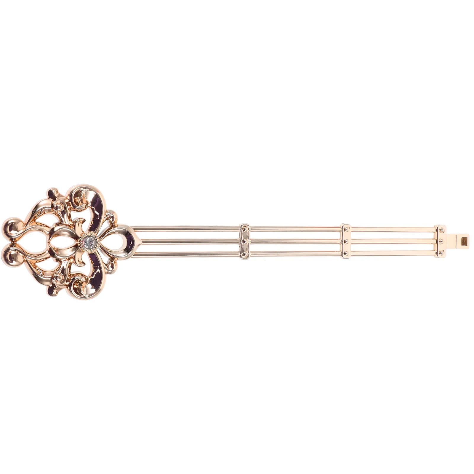 Pendolo per Orologio al Quarzo con Strass, Parte di Ricambio in Metallo e Plastica, Kit Fai-da-Te per Orologio da Parete, Elegante Accessorio per la Misurazione del Tempo