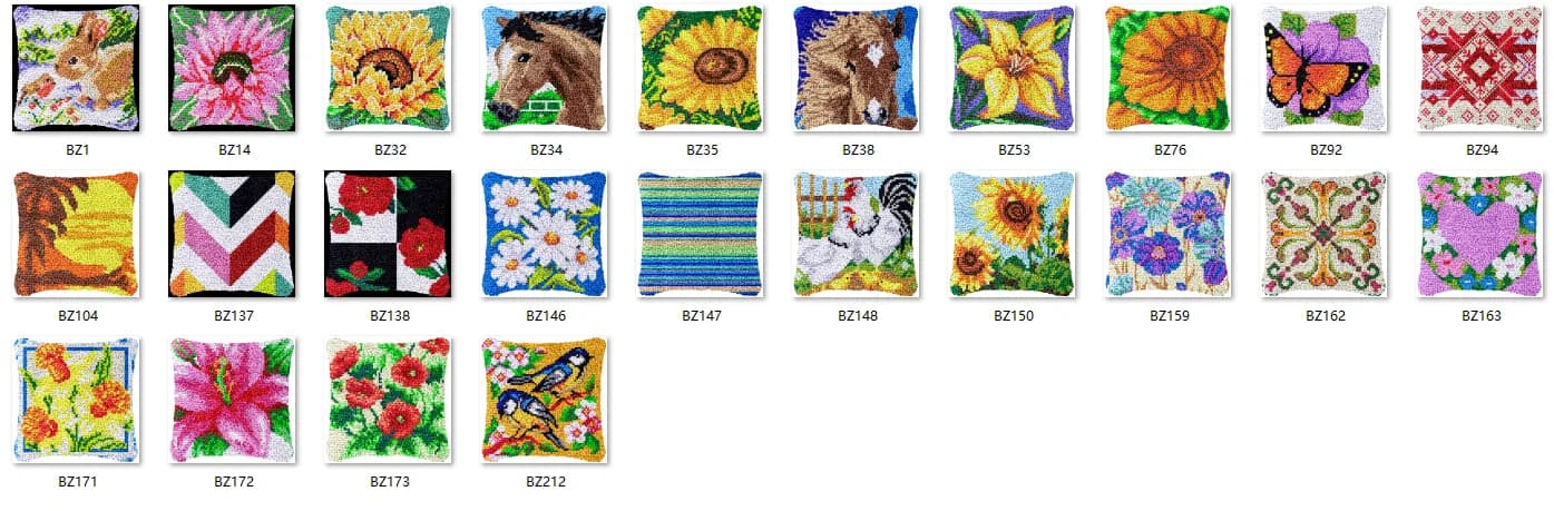 Kit gancio chiusura ape tappeto stampa su tela ZD694 handwerken knooppakket tappeto fai da te ricamo fatto a mano Colorfully Rose