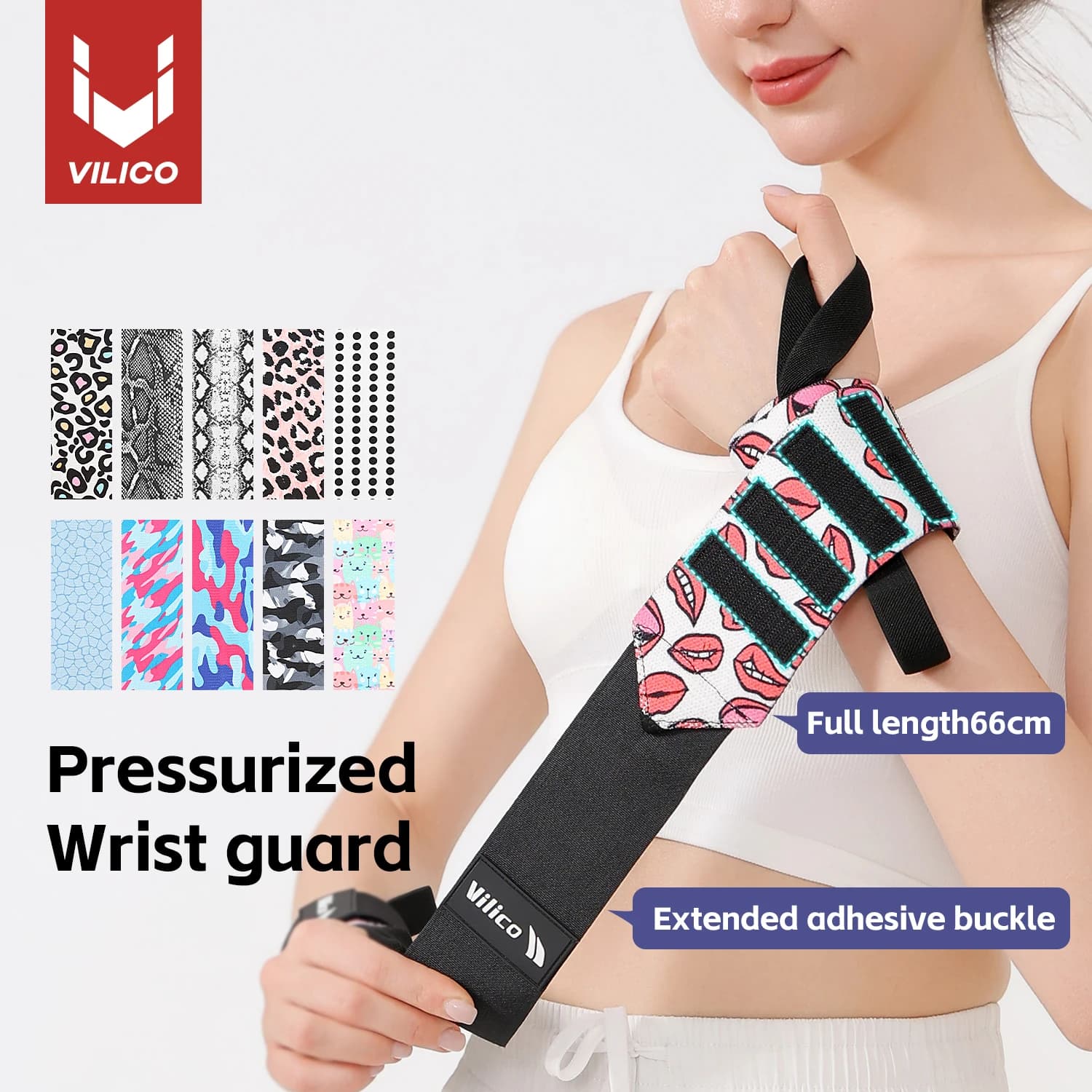 Fasce da Polso per Fitness, Sollevamento Pesi, Palestra, Cross Training, con Supporto Imbottito per il Pollice e Fascia di Supporto per la Mano