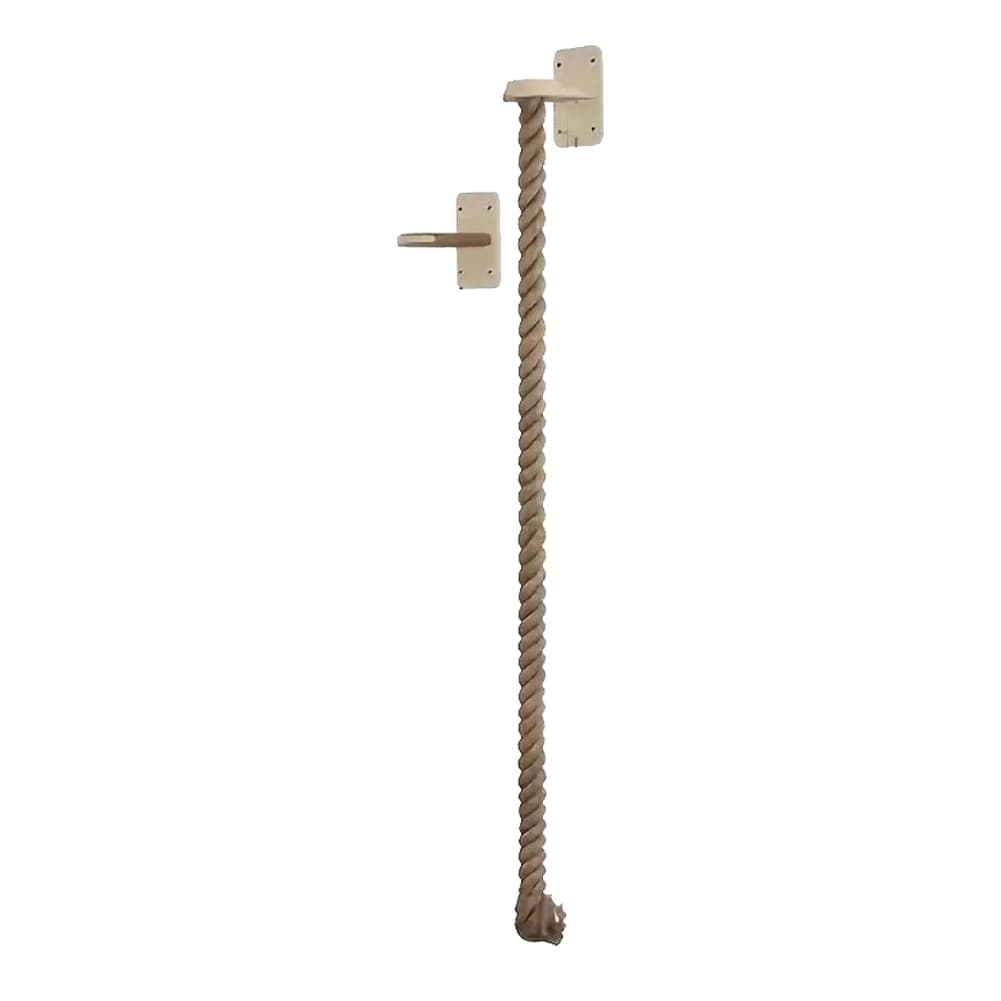 Corda in sisal ispessita con piattaforma in legno, corda per allenamento arrampicata, strumento per affilare le artigli, attrezzatura da gioco per gatti, tiragraffi per mobili