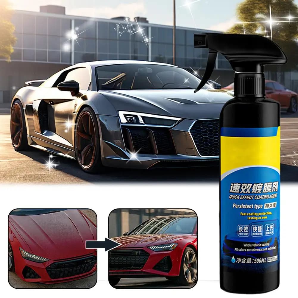 500ml Auto Ceramica Nano Rivestimento Vernice Liquida Lucidatura Cera Strato Impermeabile Effetto Rapido Macchie Rimozione Spray Per Kia BMW M6E6