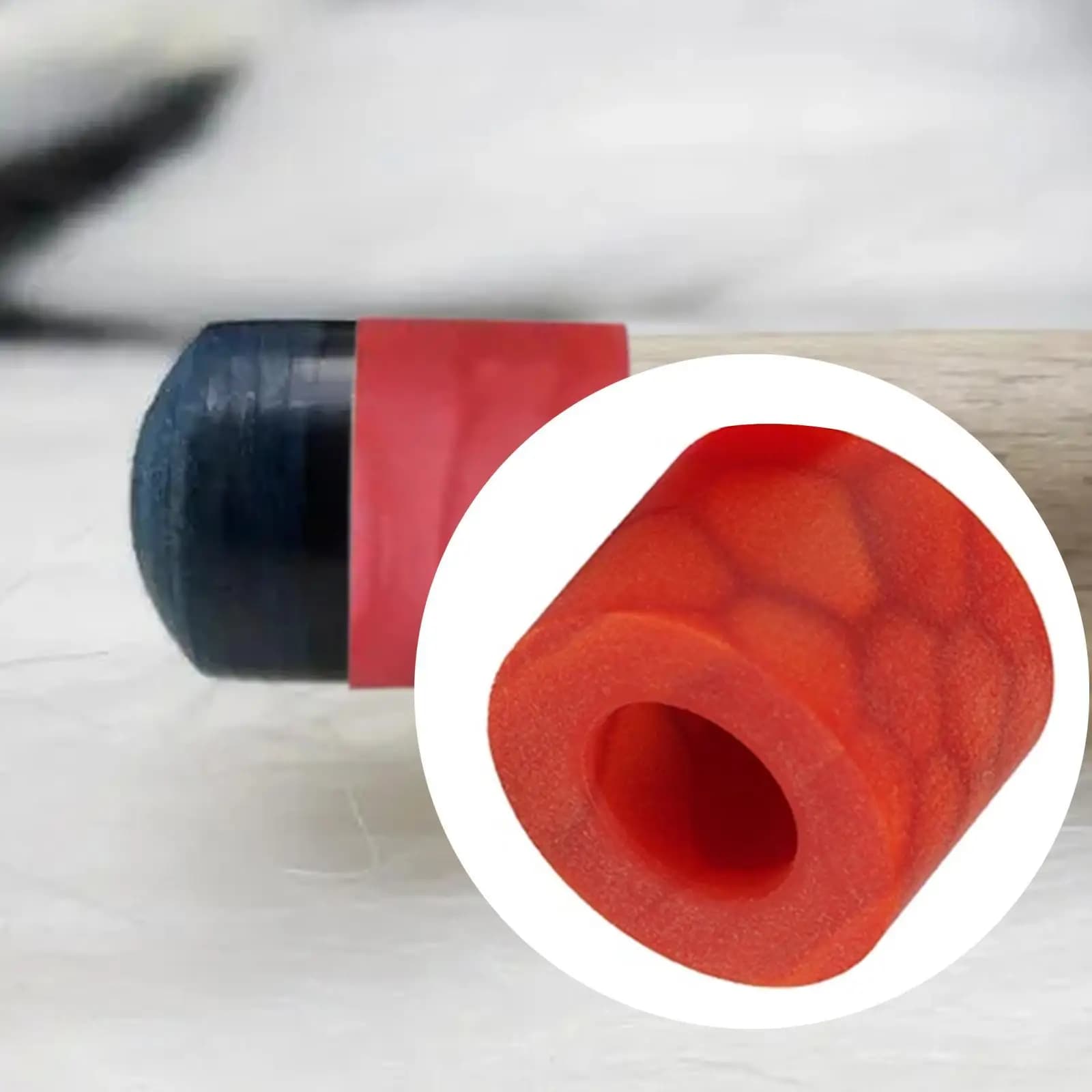 Tubo di ricambio professionale in pietra resistente per puntale stecca da biliardo, leggero, per riparazione stecca da biliardo, per tavolo da snooker francese