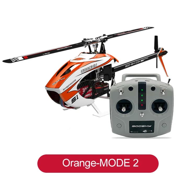 NUOVO Goosky S1 BNF/RTF 3d RC Elicottero 6ch Giroscopio a 6 assi 3D Flybarless Doppio motore brushless Direct-Drive Rc Elicottero