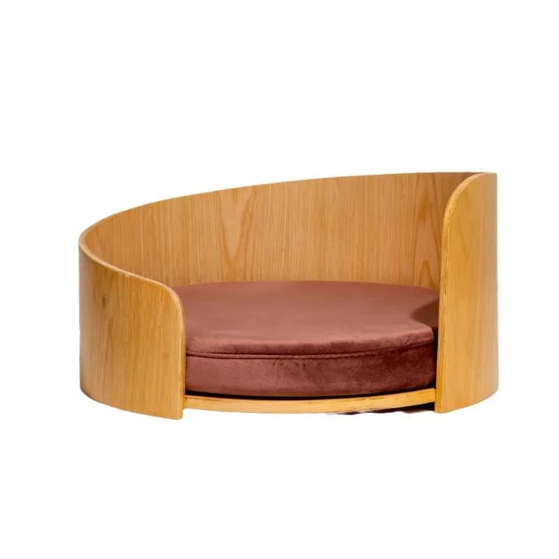 Cuccia per gatti con lettiera per abbraccio universale in tutte le stagioni lettiera per animali staccabile in legno massello divano per cani