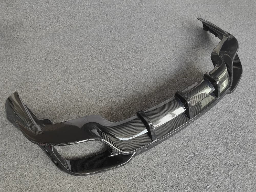 Real Carbon Fiber Rear Diffuser Body Kit CM Style Upgraded Rear Bumper Splitter for Panamera 971 Body Parts