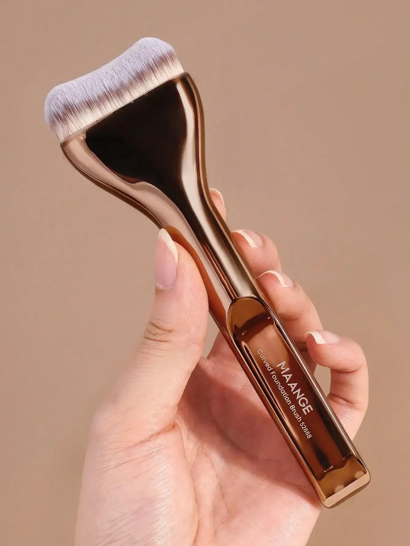 Set di pennelli da trucco morbidi da viaggio, 1 pezzo, pennelli professionali per fondotinta, viso, cipria, dettagli, adatti per fondotinta liquido
