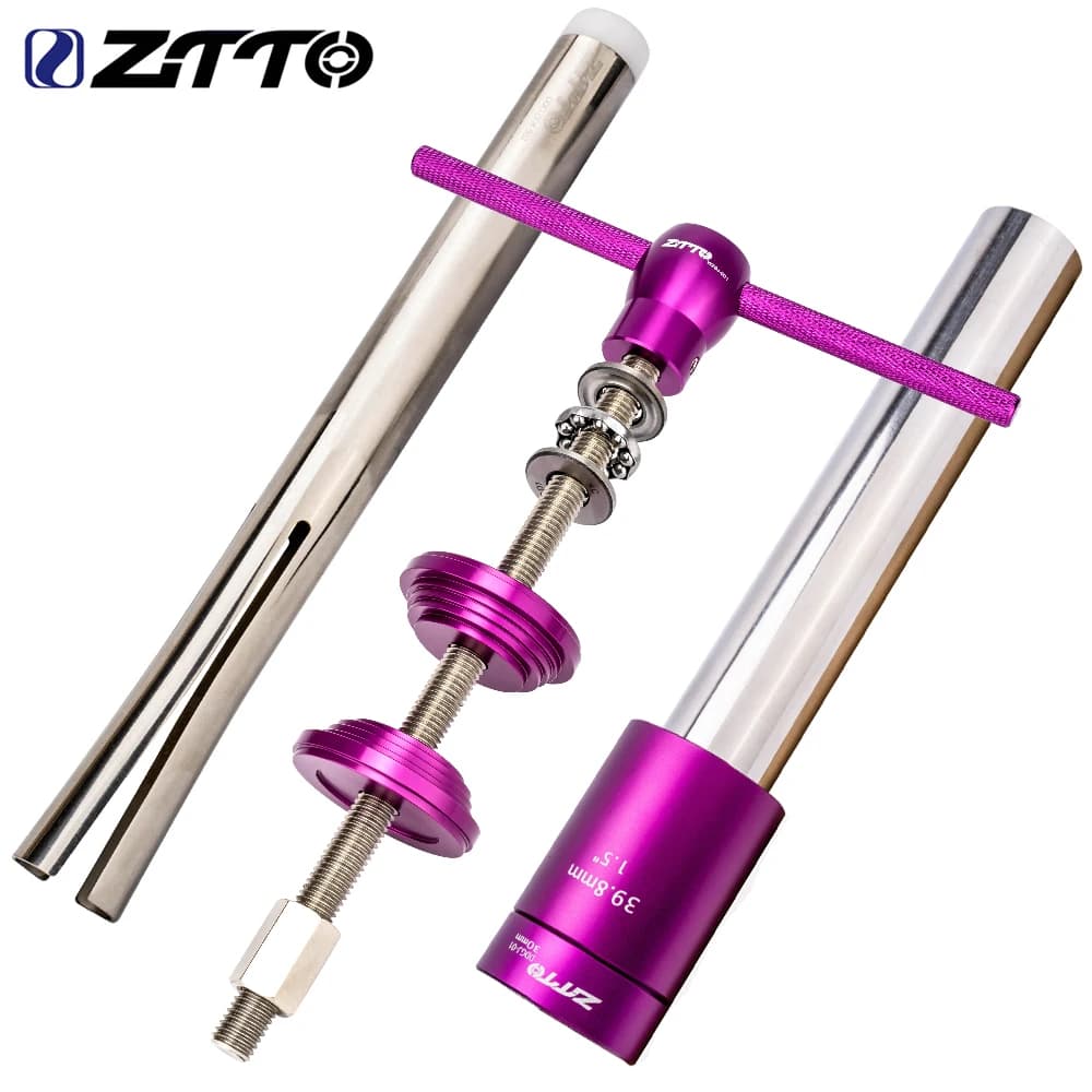 ZTTO Serie sterzo per bicicletta Press Fit Installa e rimuovere lo strumento Semi integrato Scatola sterzo Forcella Corona Spacer Rondella Driver di installazione