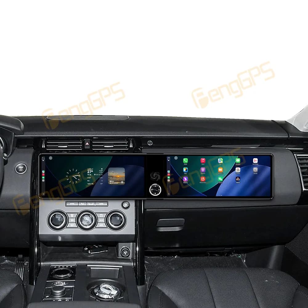 Carplay Dual 12.3 Inch HD Screen Car Radio For Land Rover Discovery 5 2017-2019 Android 13 Car GPS Navigation Multimedia Player