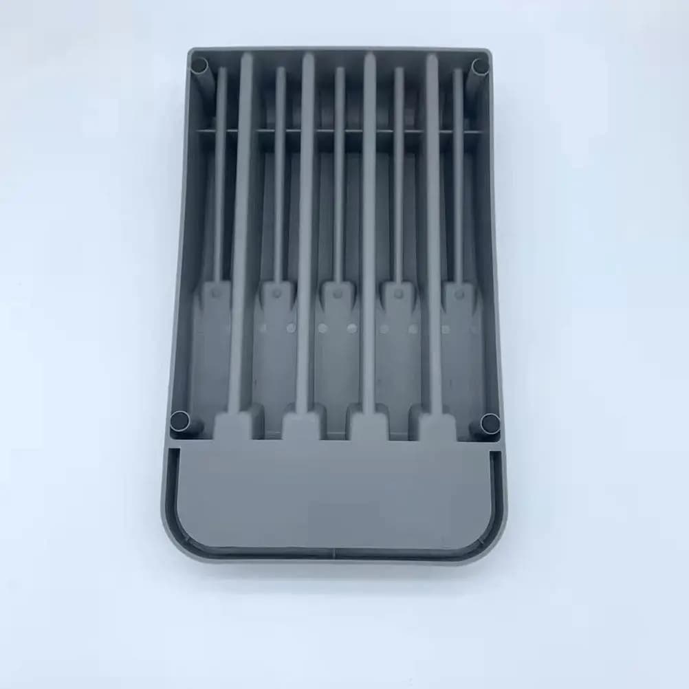 Cutter Storage Stand Premium PP Kitchen Cutter Organizer Rack for Knives Scissors Cutting Tools Countertop Draining Holder
