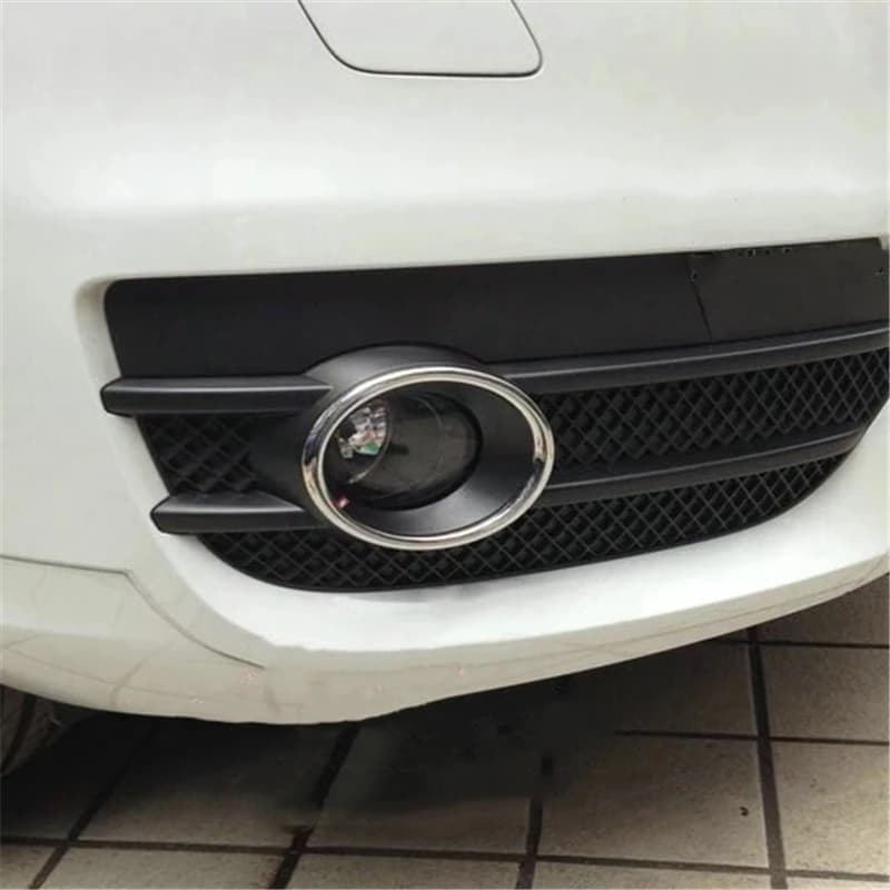 WELKINRY Per Audi Q3 8U 1a Generazione 2012-2015, Copertura Cromata in ABS per Anello Luminoso Fendinebbia Anteriore