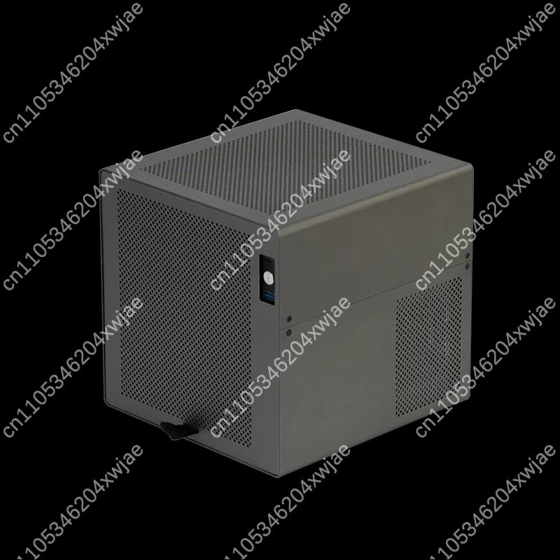 Scorpio 4-Bay NAS Chassis, Aluminum Shell ITX Support, SFX Power Supply, PCIe x2, Home Server Storage Case