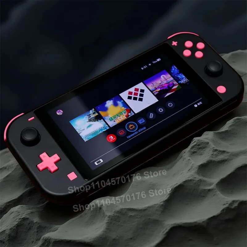 For Switch Lite Game Console Case Replacing Shell Housing Buttons Tempered Glass Film Screen Modification Accessory