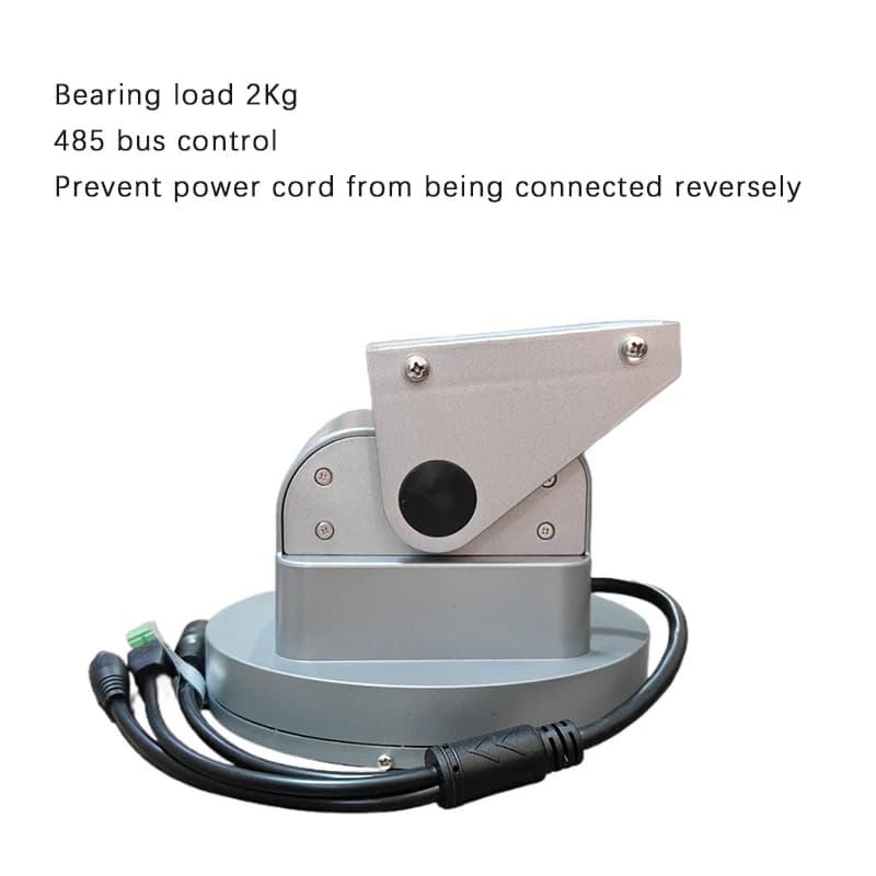 RS485 PTZ Pan Tilt Mount Rotating Camera Bracket 2KG Load For Farmland Laser Camera Outdoor Security
